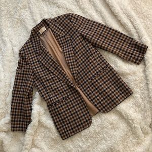 Pendleton oversized wool blazer